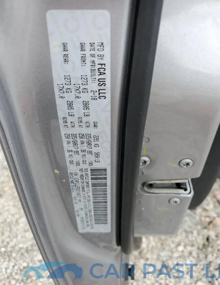 1C4PJLLB7KD110615# 13