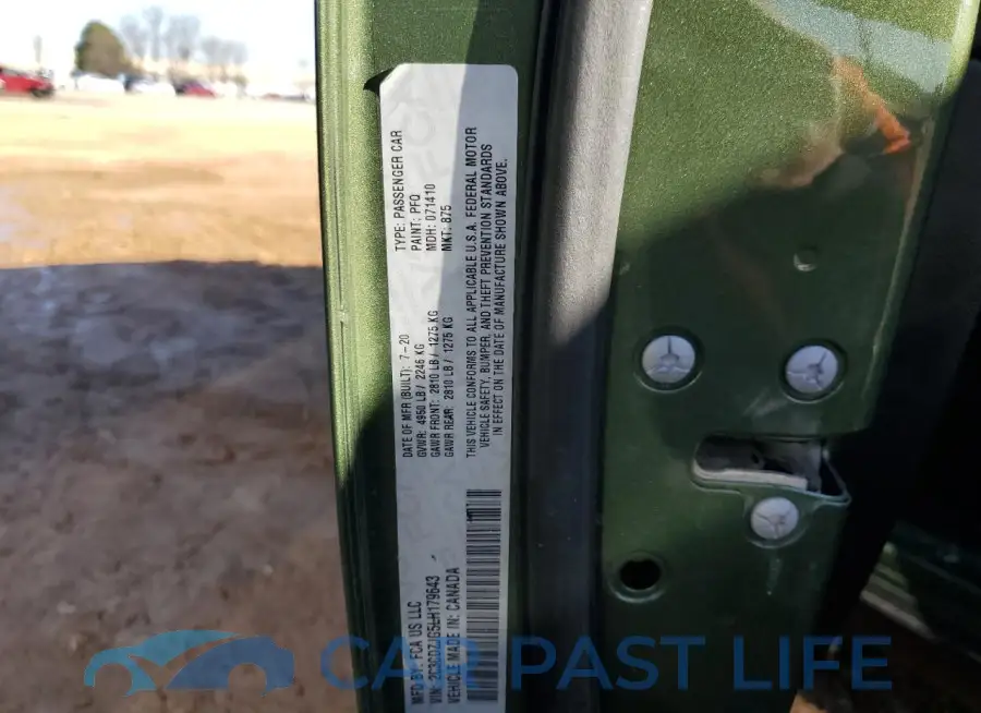 2C3CDZJG5LH179643# 12