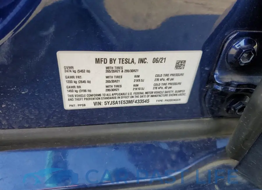 5YJSA1E53MF433545# 12