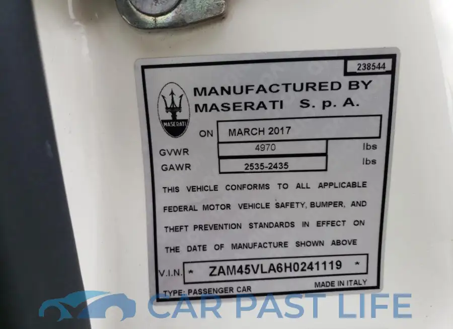 ZAM45VLA6H0241119# 12