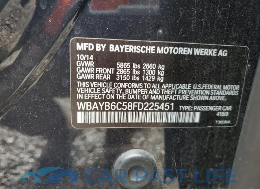 WBAYB6C58FD225451# 12