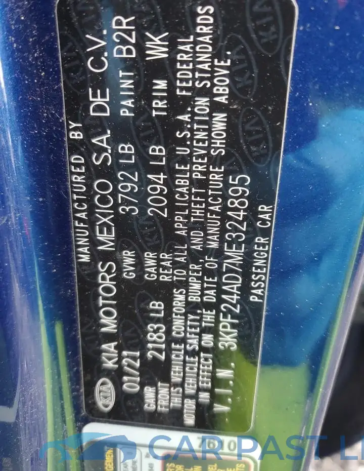 3KPF24AD7ME324895# 13