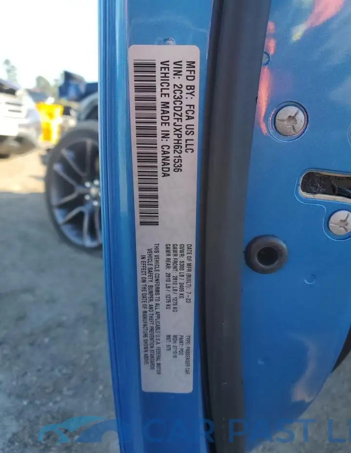 2C3CDZFJXPH621536# 13