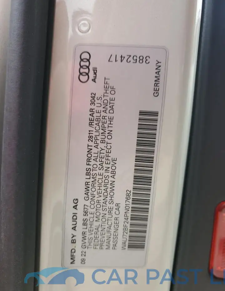 WAU72BF24PN017682# 13