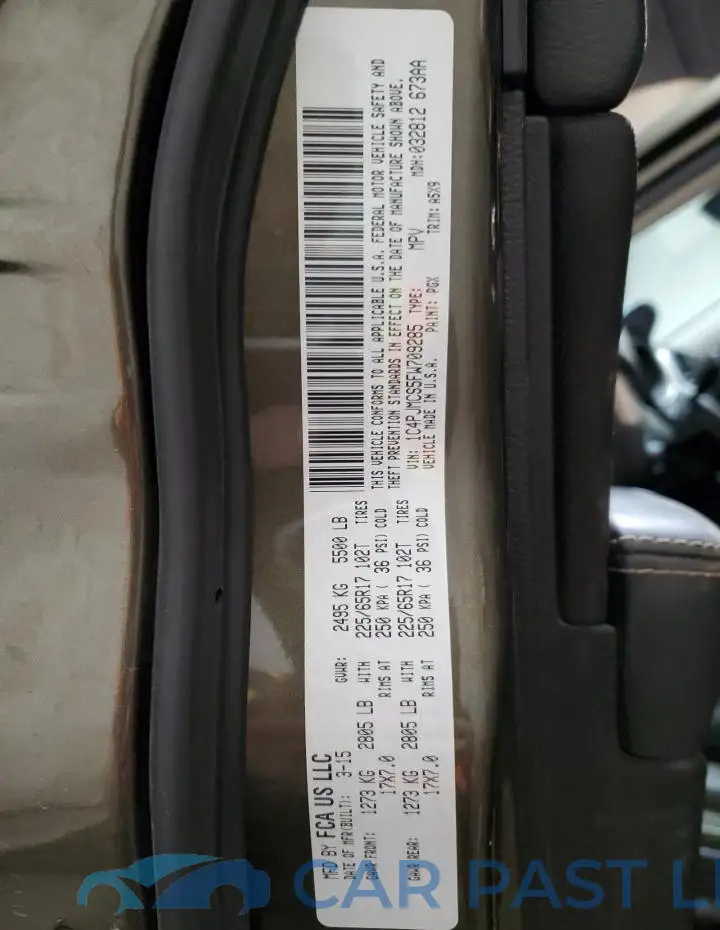 1C4PJMCS5FW709285# 13