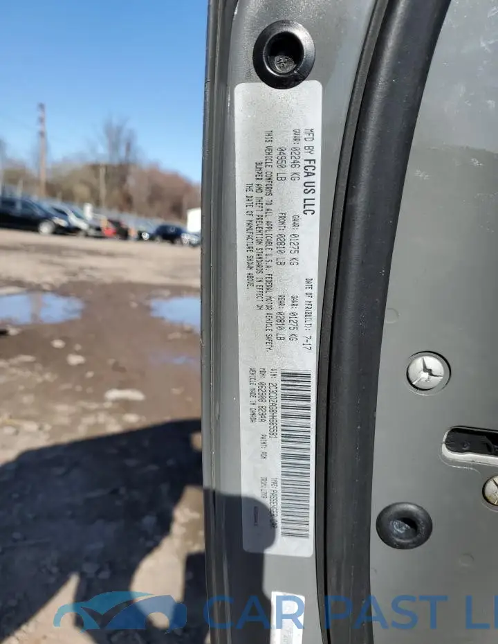 2C3CDZAG8HH665581# 12