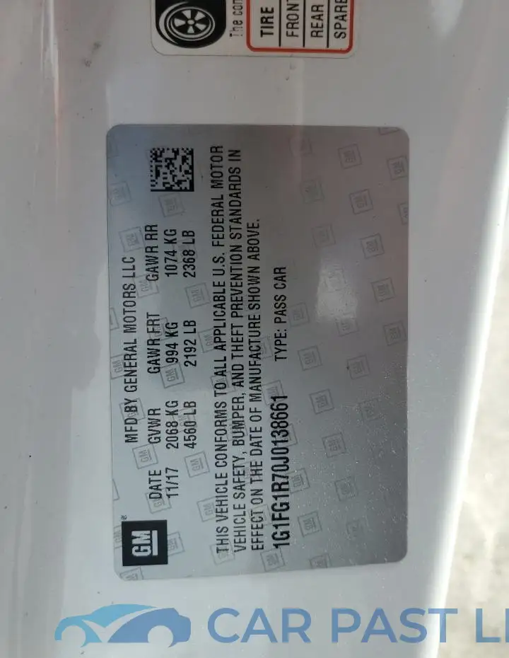 1G1FG1R70J0138661# 12