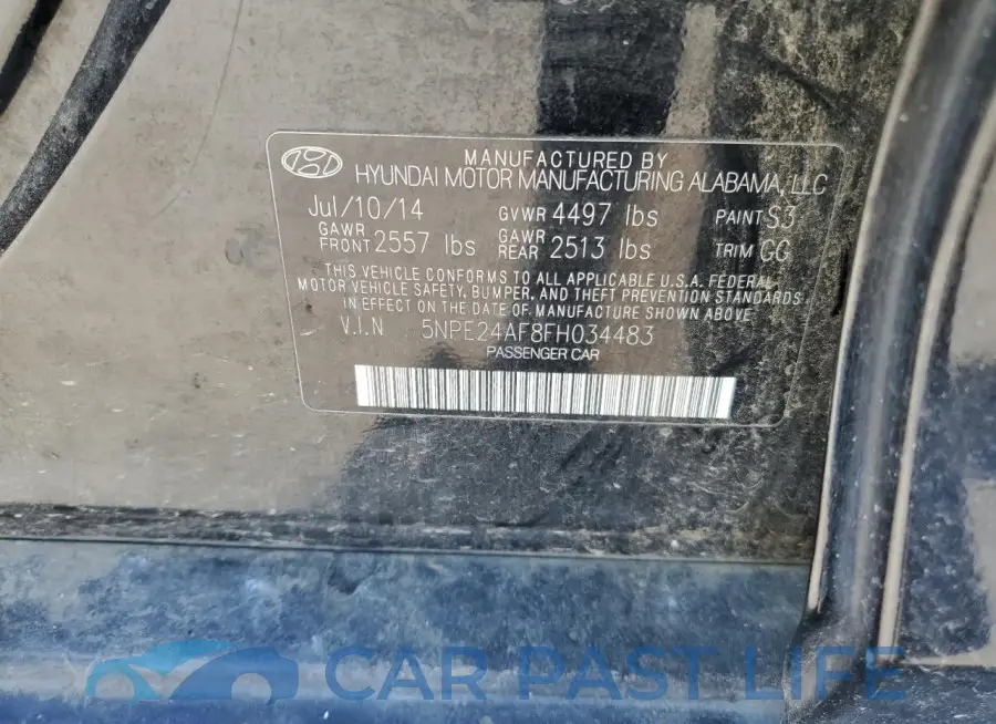 5NPE24AF8FH034483# 12