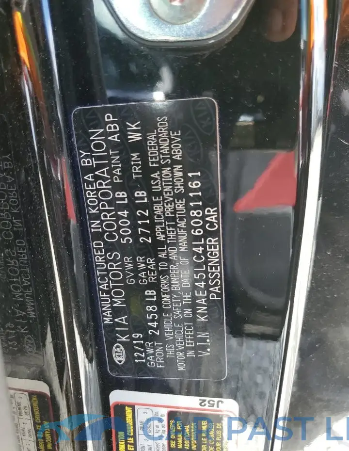 KNAE45LC4L6081161# 13