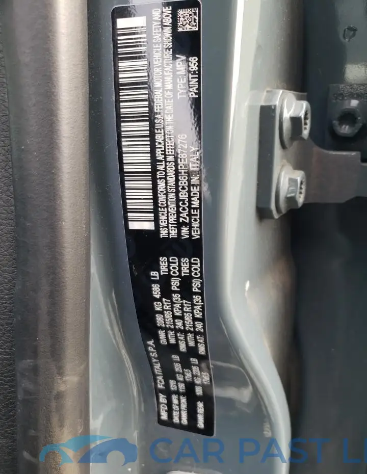 ZACCJBCB6HPE87276# 14