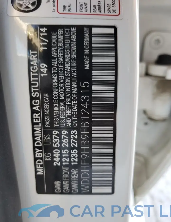 WDDHF9HB9FB124315# 12