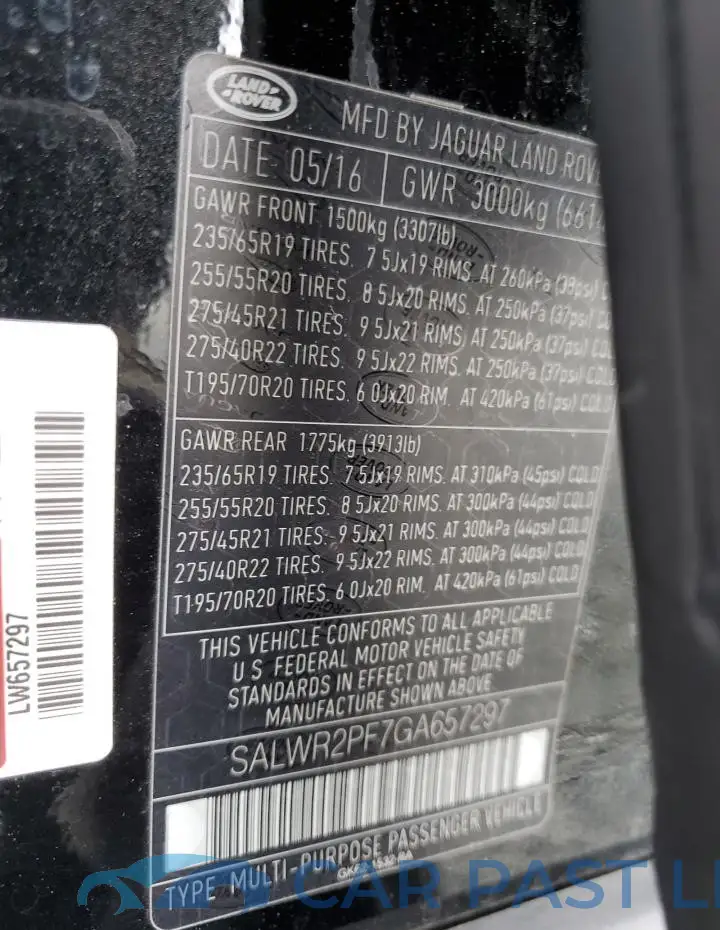 SALWR2PF7GA657297# 13