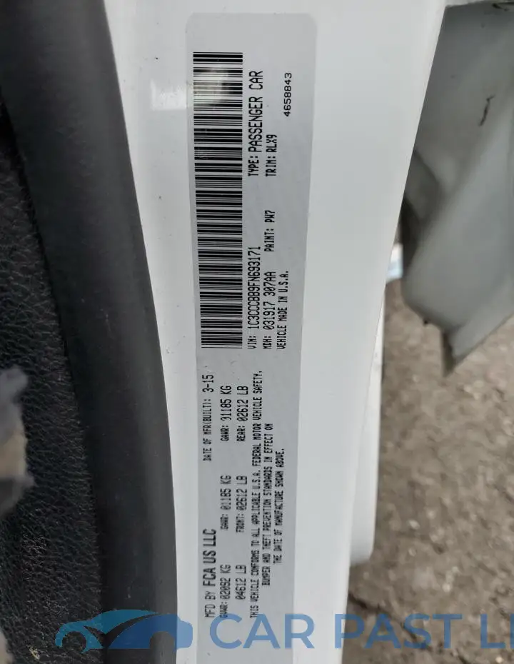 1C3CCCBB9FN693171# 13