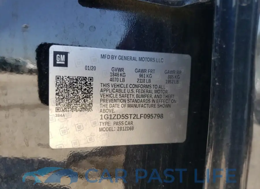 1G1ZD5ST2LF095798# 12