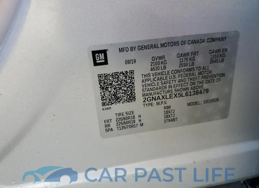 2GNAXLEX5L6138479# 13