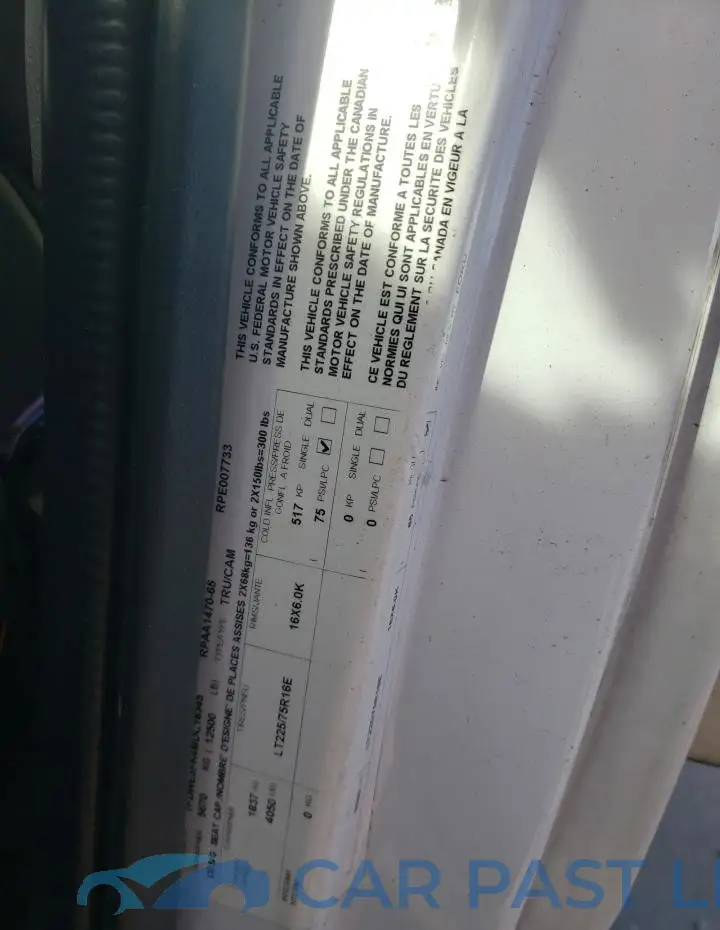 1FDWE3FK4MDC18345# 12