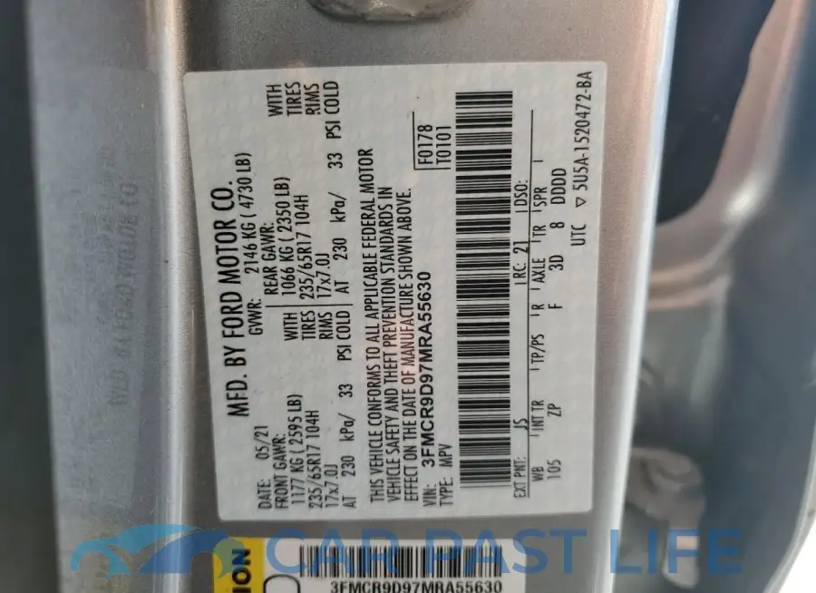 3FMCR9D97MRA55630# 13