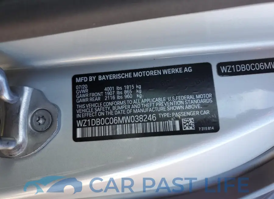 WZ1DB0C06MW038246# 13