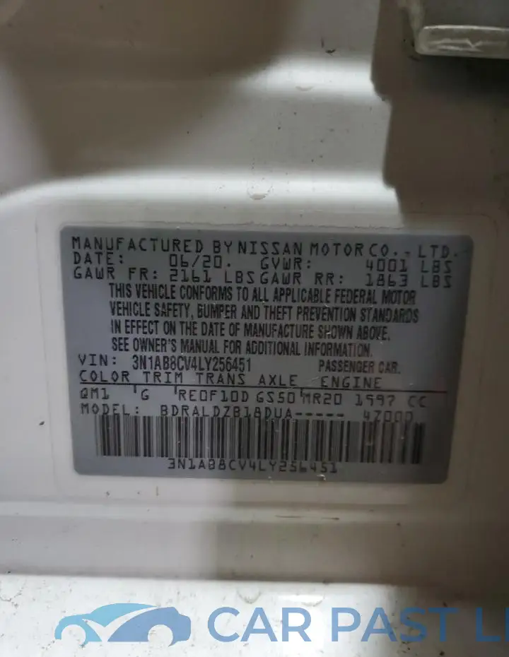 3N1AB8CV4LY256451# 12