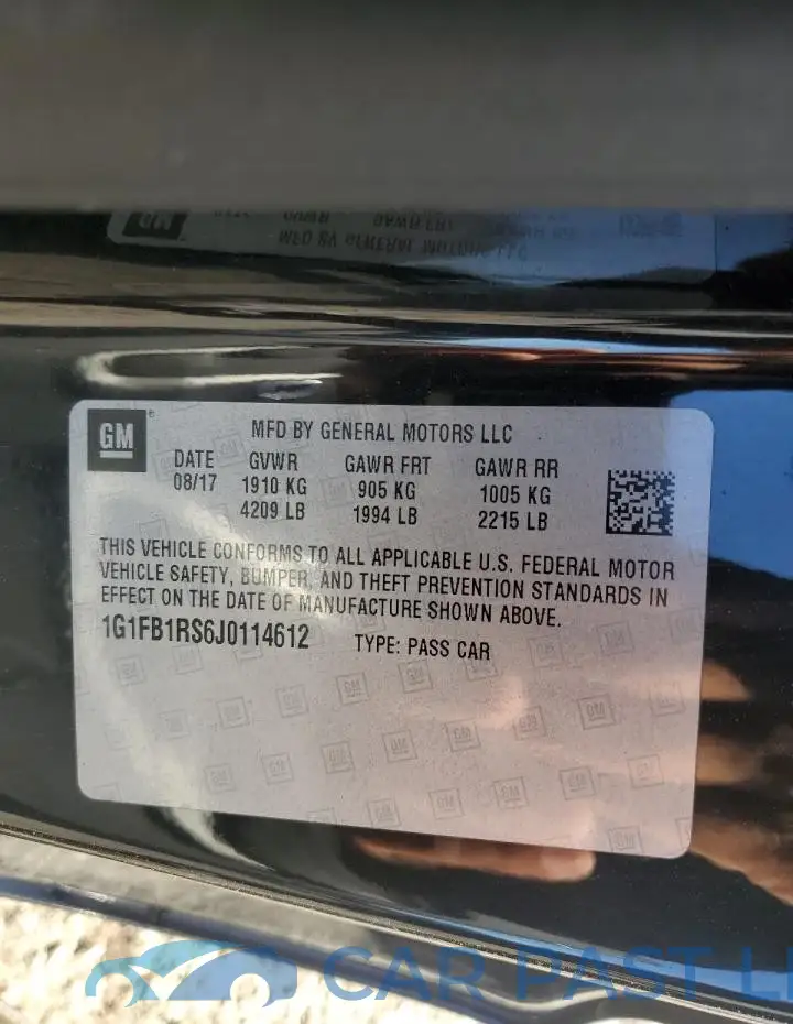 1G1FB1RS6J0114612# 13