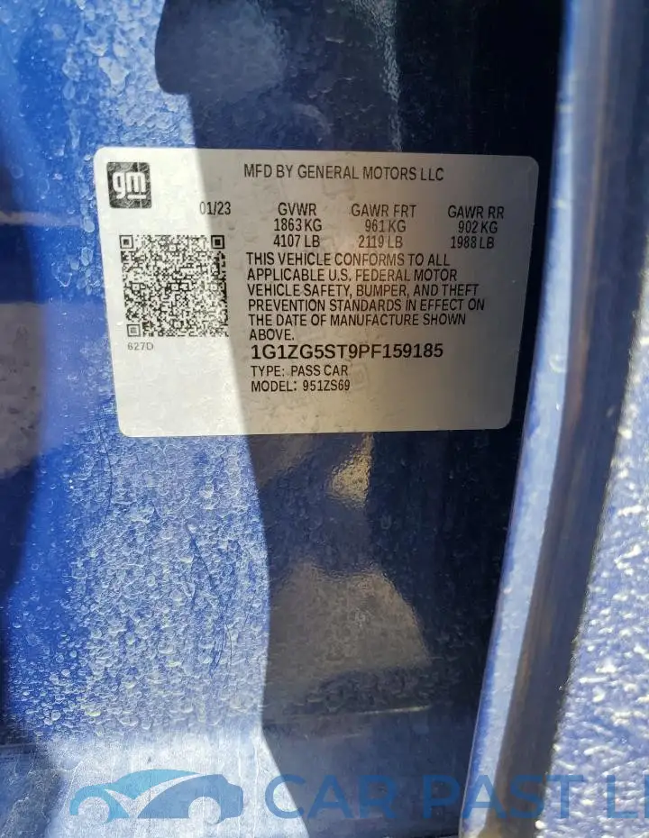1G1ZG5ST9PF159185# 12