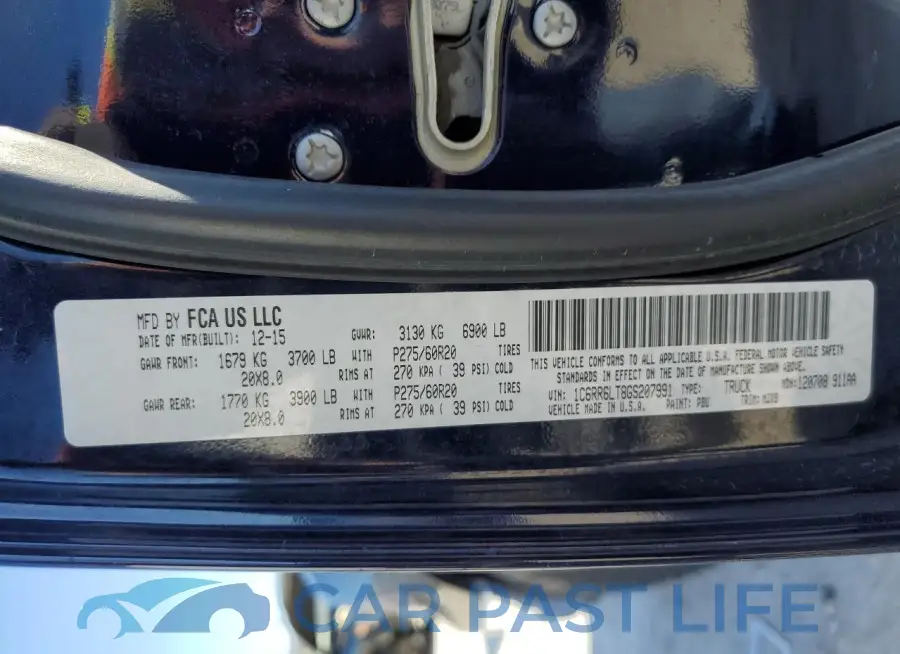 1C6RR6LT8GS207991# 12