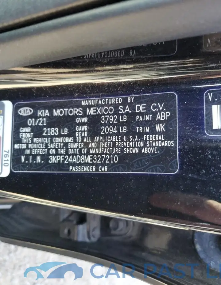 3KPF24AD8ME327210# 12
