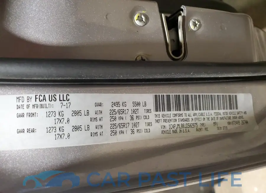 1C4PJMLB8JD502975# 12