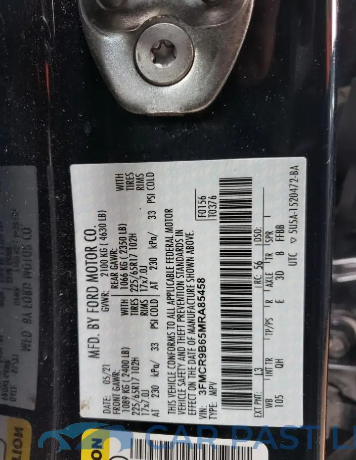 3FMCR9B65MRA85458# 13