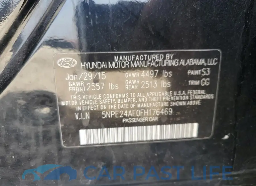 5NPE24AF0FH176469# 12