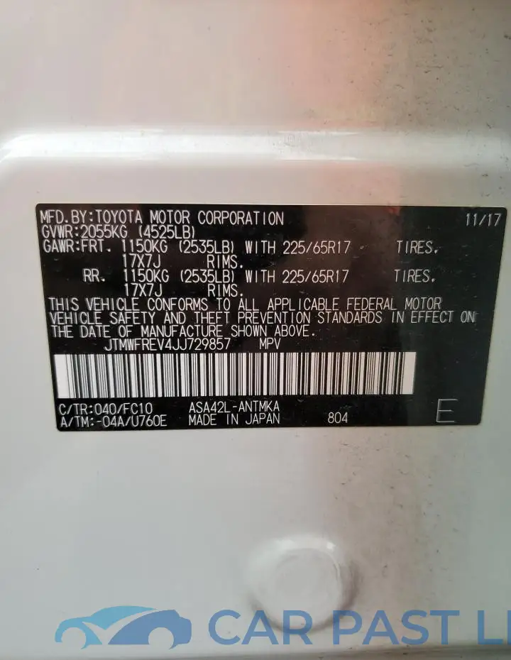 JTMWFREV4JJ729857# 14