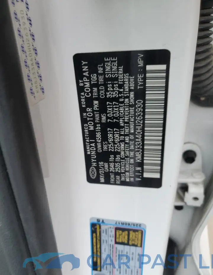 KM8J33A40HU263930# 13