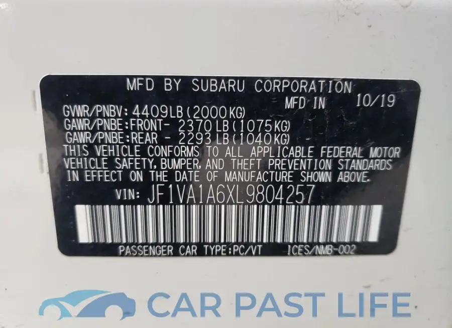 JF1VA1A6XL9804257# 13