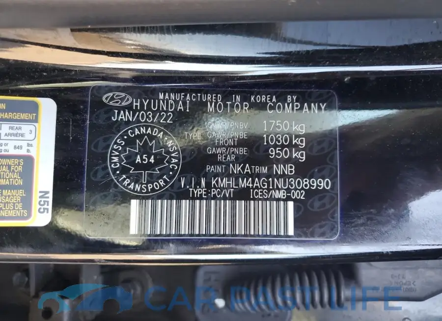 KMHLM4AG1NU308990# 12
