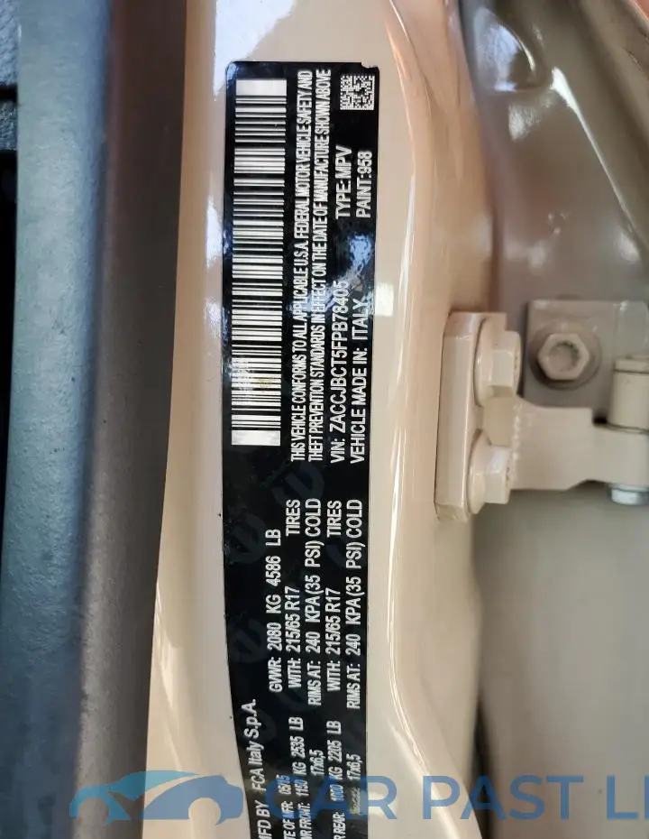 ZACCJBCT5FPB78405# 13