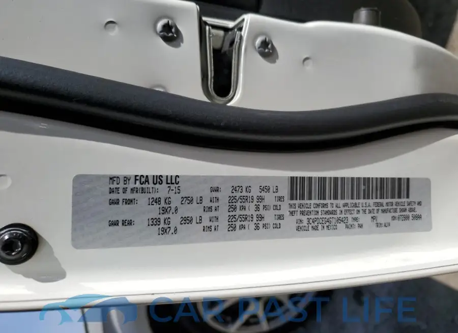 3C4PDCEG4GT105423# 14