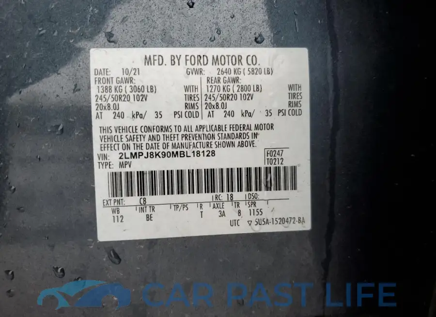 2LMPJ8K90MBL18128# 13