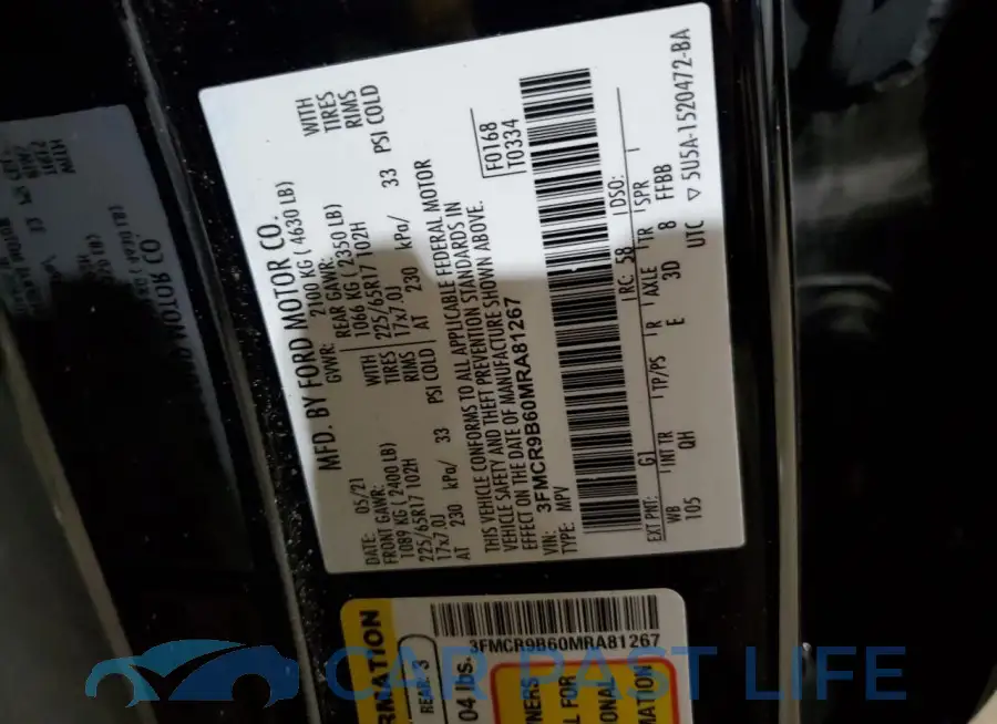 3FMCR9B60MRA81267# 13