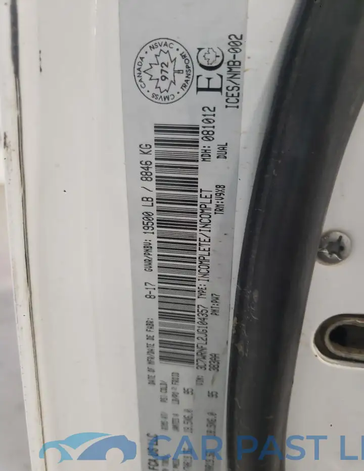 3C7WRNFL2JG104357# 13