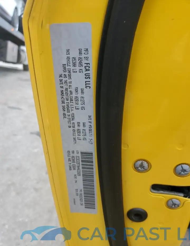2C3CDZBT9HH633928# 12
