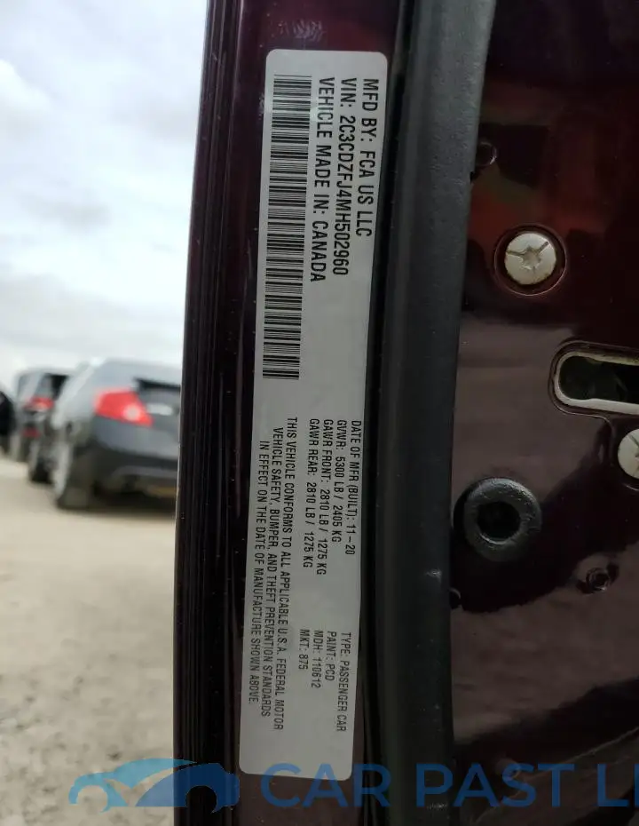 2C3CDZFJ4MH502960# 13