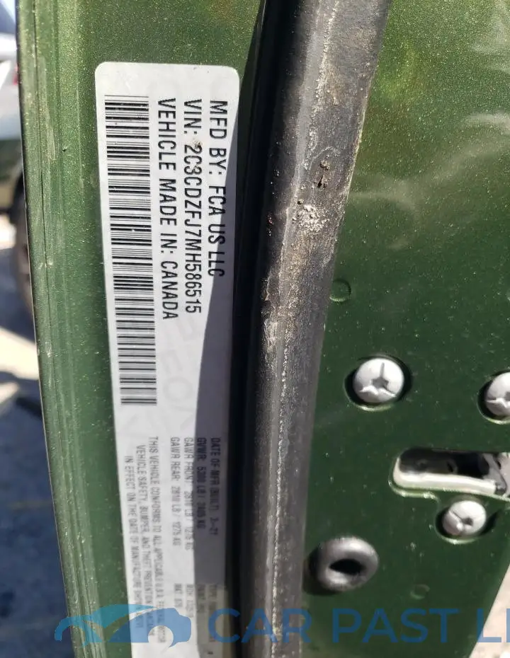 2C3CDZFJ7MH586515# 13