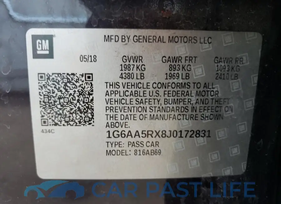 1G6AA5RX8J0172831# 13