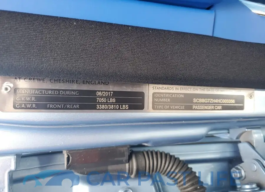 SCBBG7ZH4HC003356# 13