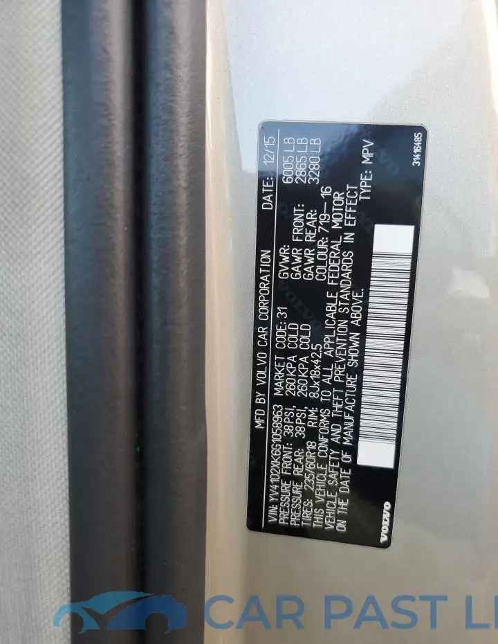 YV4102XK6G1058963# 13