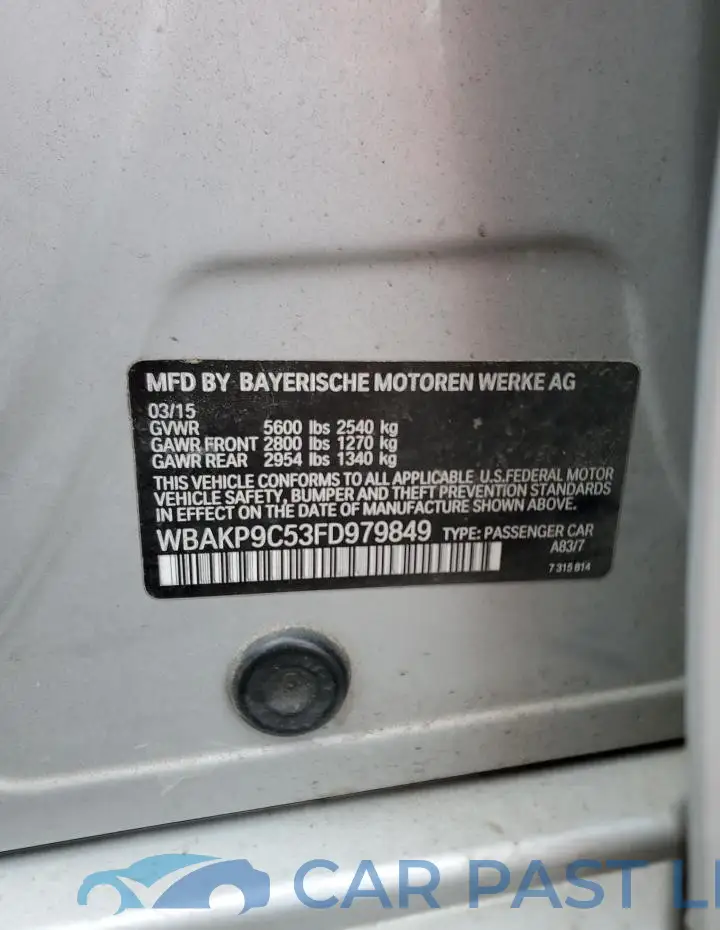WBAKP9C53FD979849# 12