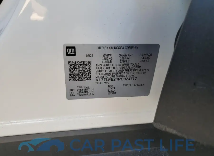KL77LFE24RC024717# 13