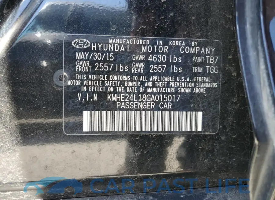 KMHE24L18GA015017# 12