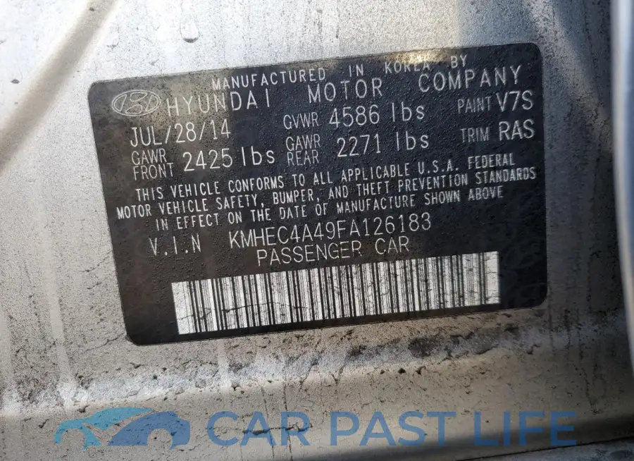 KMHEC4A49FA126183# 12
