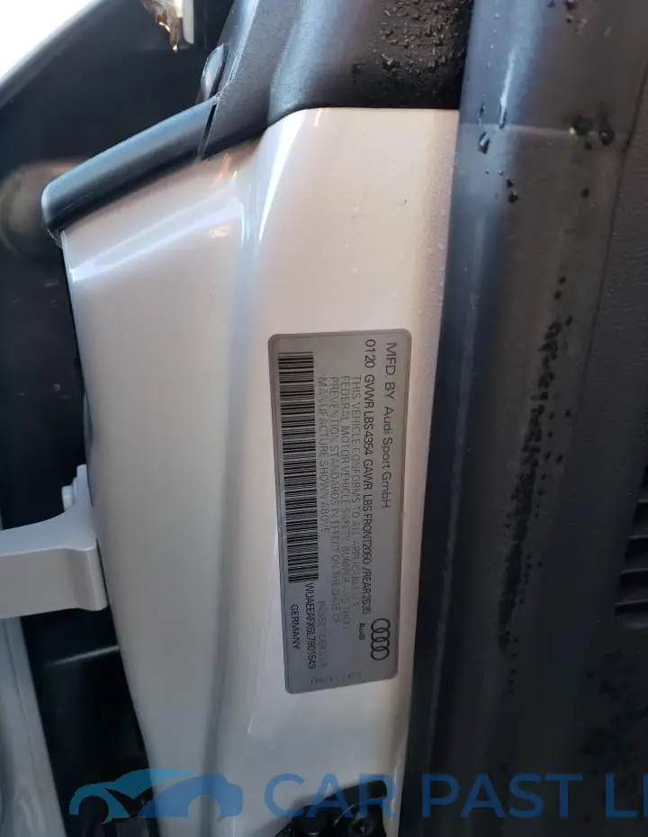 WUAEEAFX6L7901549# 12